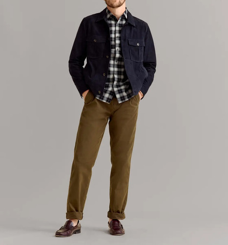 Veste camionneur daim bleu - camionneur,