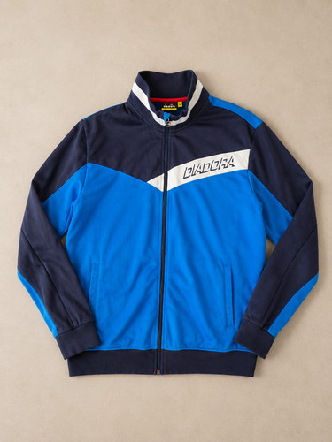 Veste diadora vintage bleue - veste,