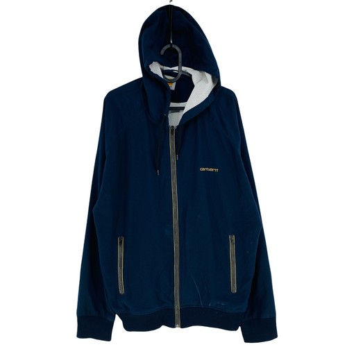 Veste capuche carhartt bleu - veste,