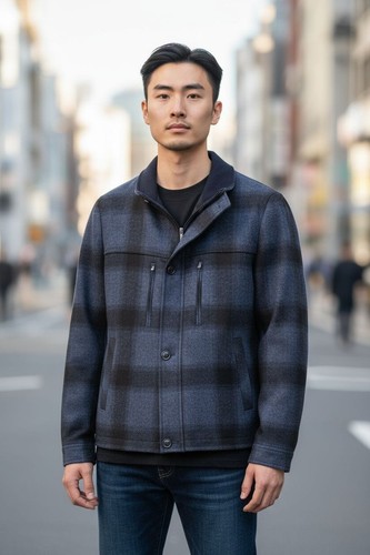 Veste laine pour hommes - veste, en