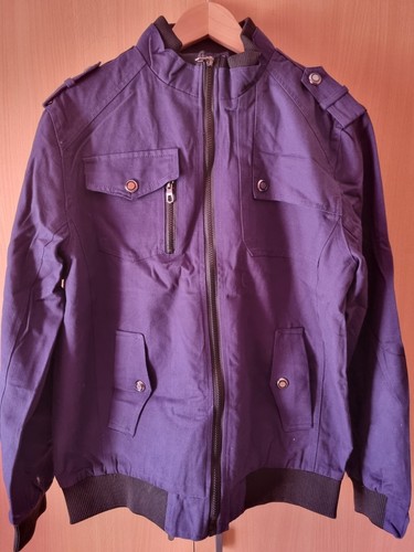 Blouson toile mixte couleur - blouson,